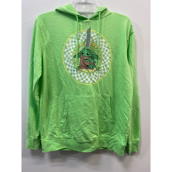 NEW Women's Star War Green Baby Yoda Graphic Grogu Sweater Pant Set Size Small - Picture 3 of 7